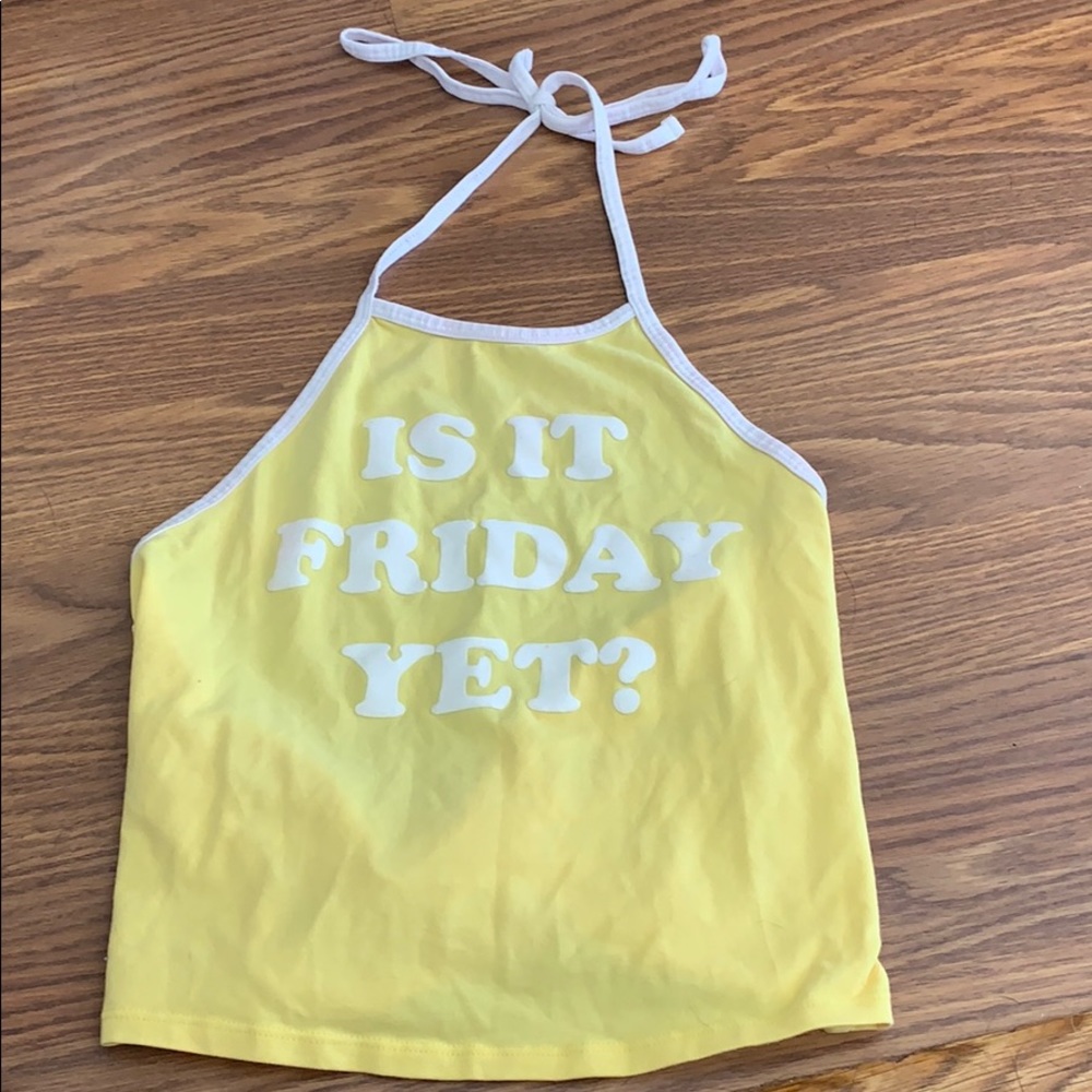 Halter crop top